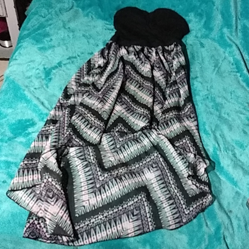 Strapless dress